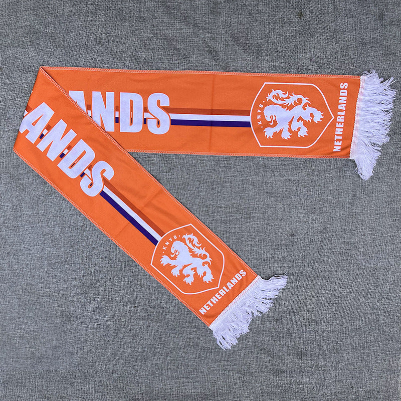 Pack Supporter Pays-Bas 🇳🇱— Bob + Écharpe + Drapeau + Bracelet