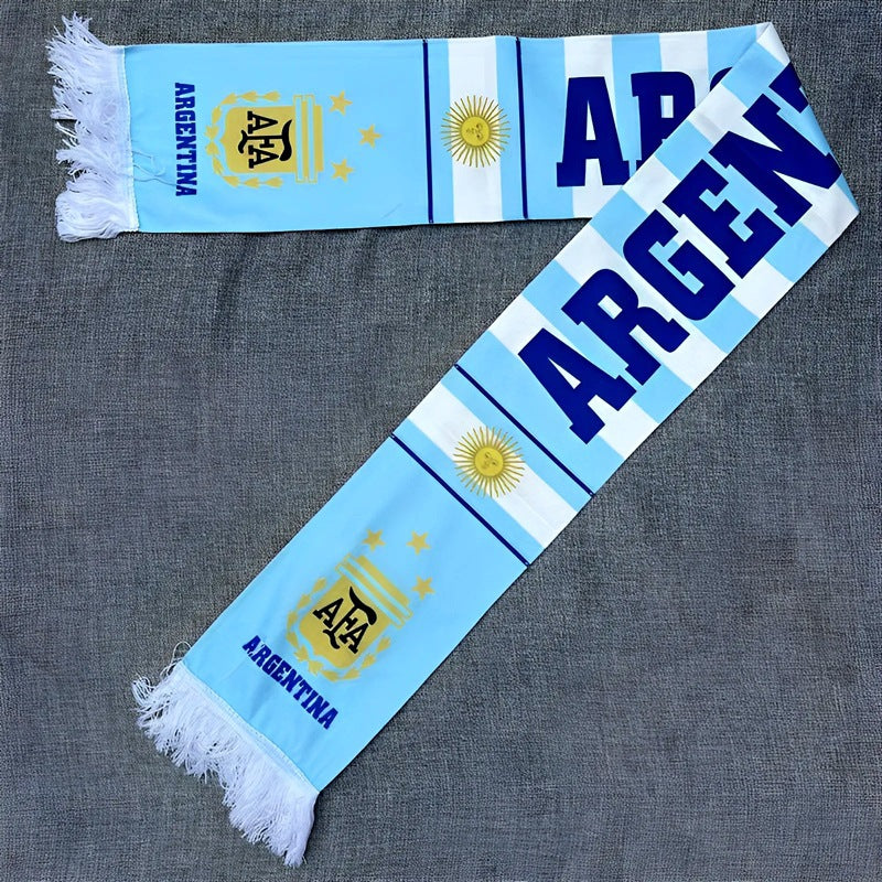 Pack Supporter Argentine 🇦🇷 — Bob + Écharpe + Drapeau + Bracelet