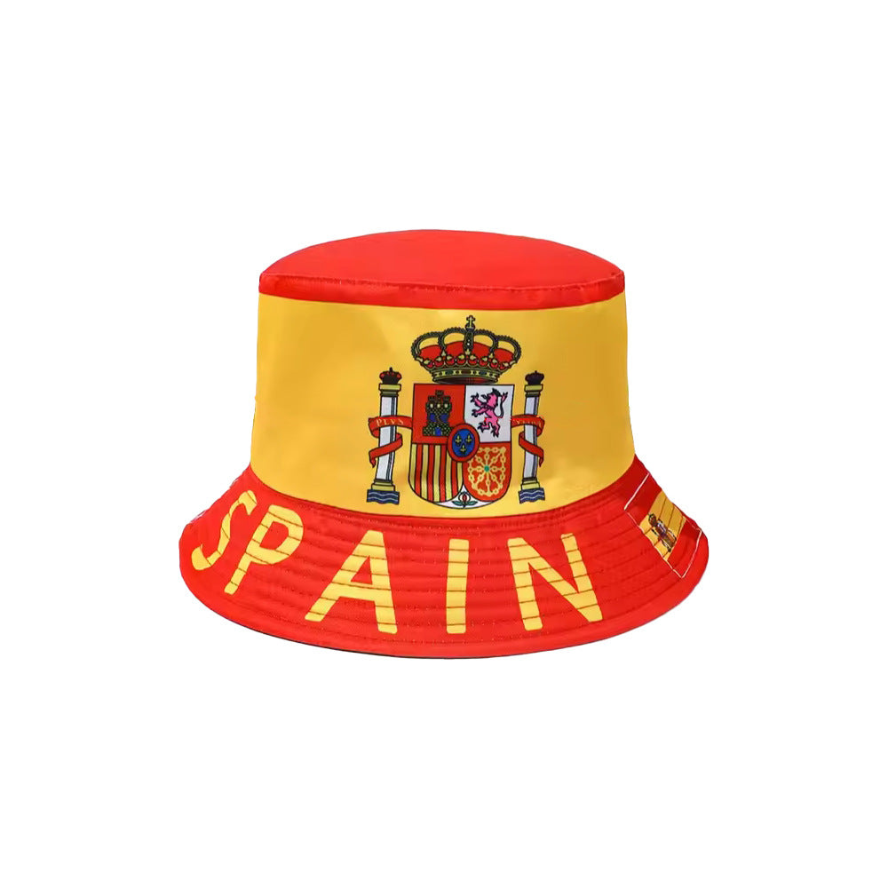 Pack Supporter Espagne 🇪🇸 — Bob + Écharpe + Drapeau + Bracelet