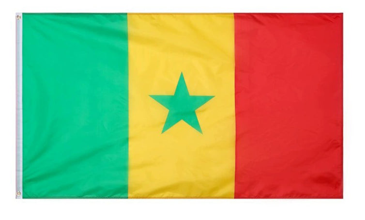 Pack Supporter Sénégal 🇸🇳 — Bob + Écharpe + Drapeau + Bracelet