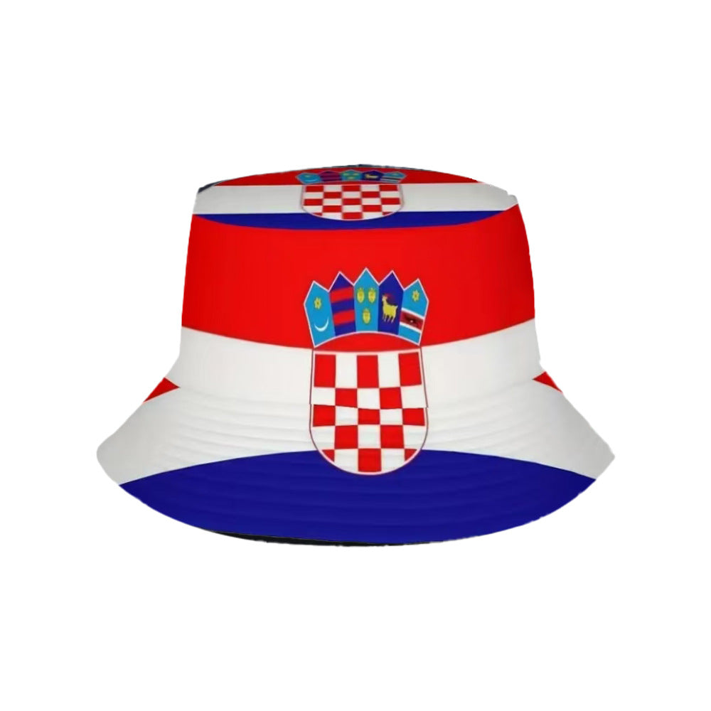 Pack Supporter Croatie 🇭🇷 — Bob + Écharpe + Drapeau + Bracelet