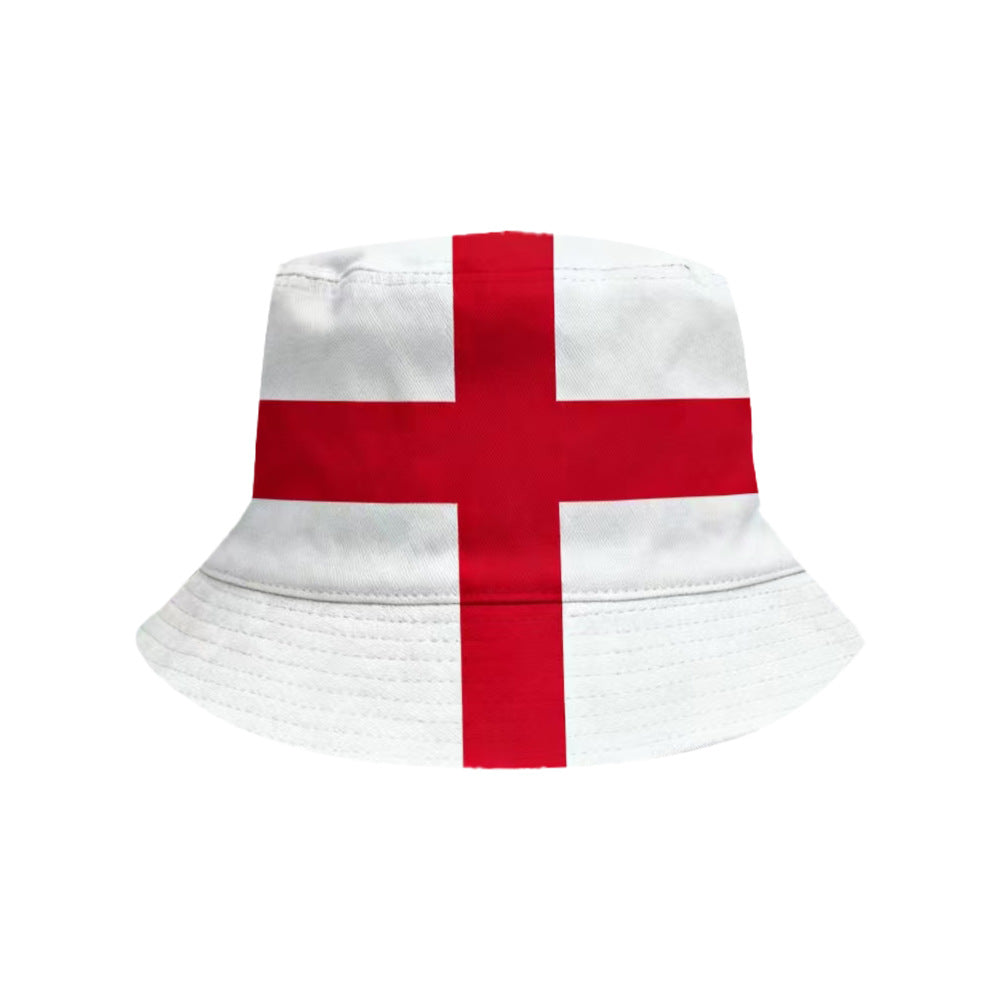 Pack Supporter Angleterre 🏴󠁧󠁢󠁥󠁮󠁧󠁿 — Bob + Écharpe + Drapeau + Bracelet