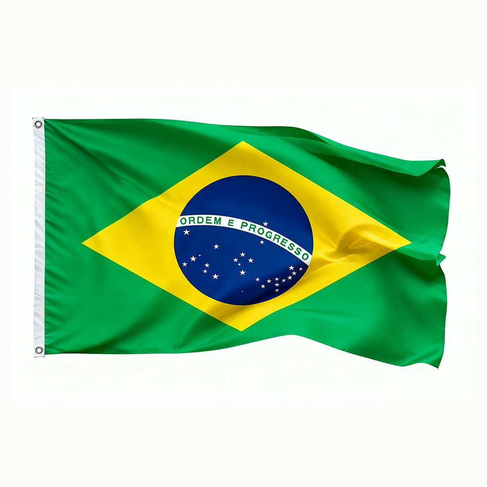 Pack Supporter Brésil 🇧🇷 — Bob + Écharpe + Drapeau + Bracelet