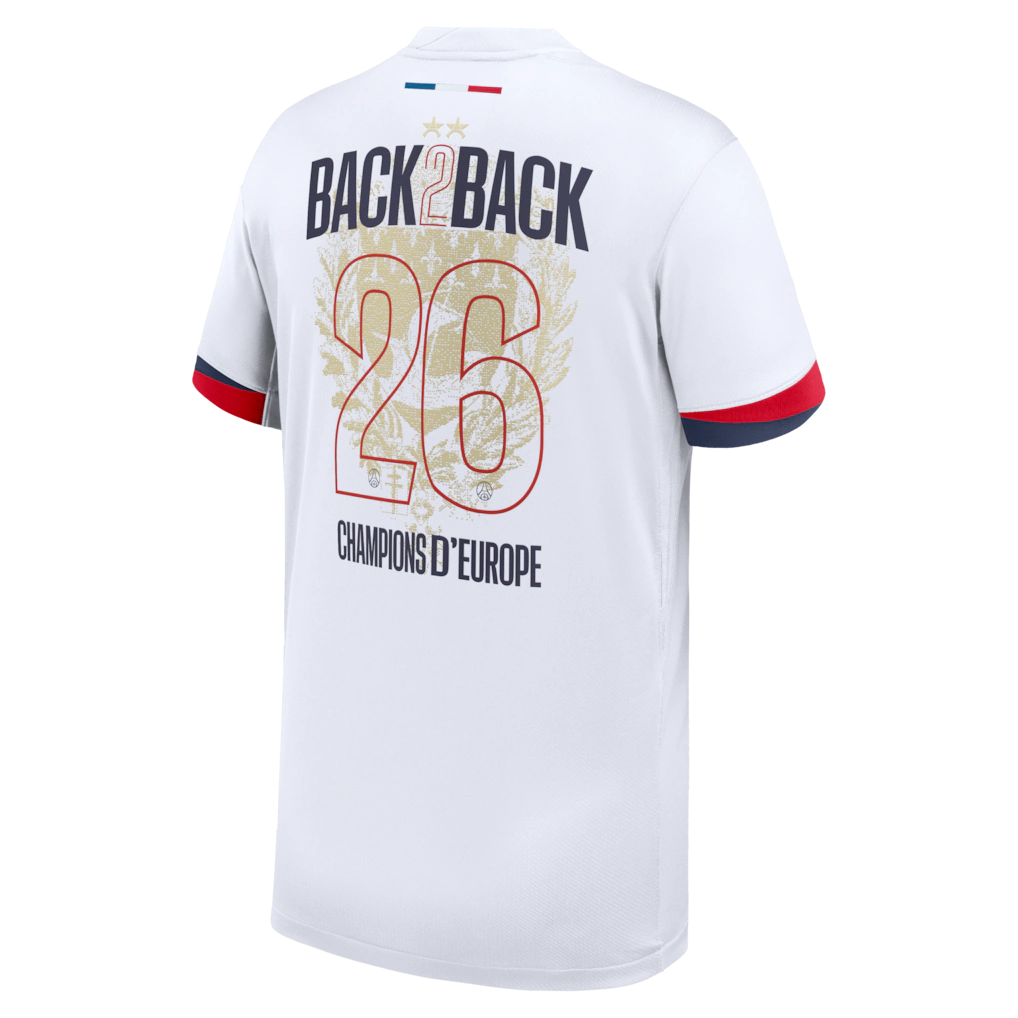 Maillot JUNIOR Extérieur "Champions of Europe" 2 Étoiles PSG 2025/26
